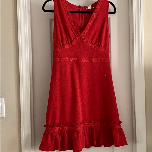 Red dress